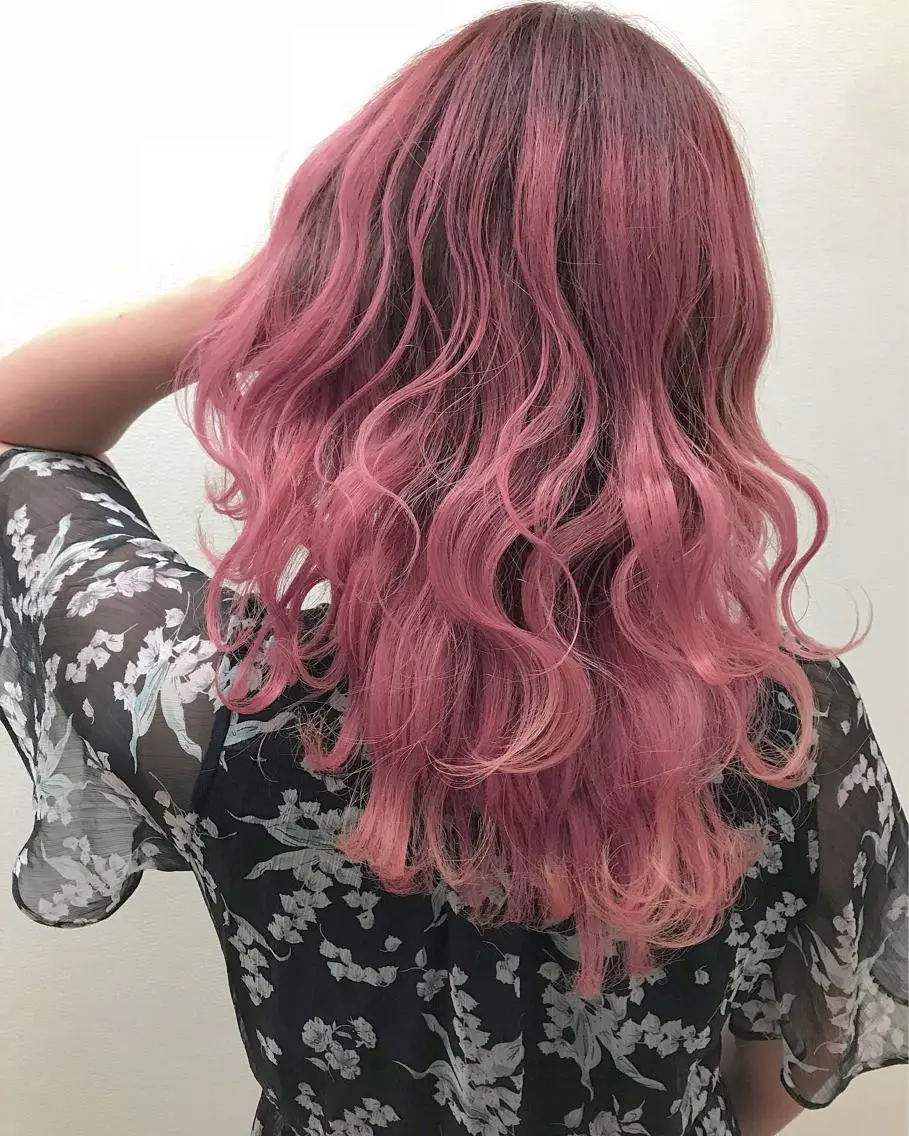 ロング 🧡色落ちまで2度 楽しめる🧡ヨシキのヘアスタイル