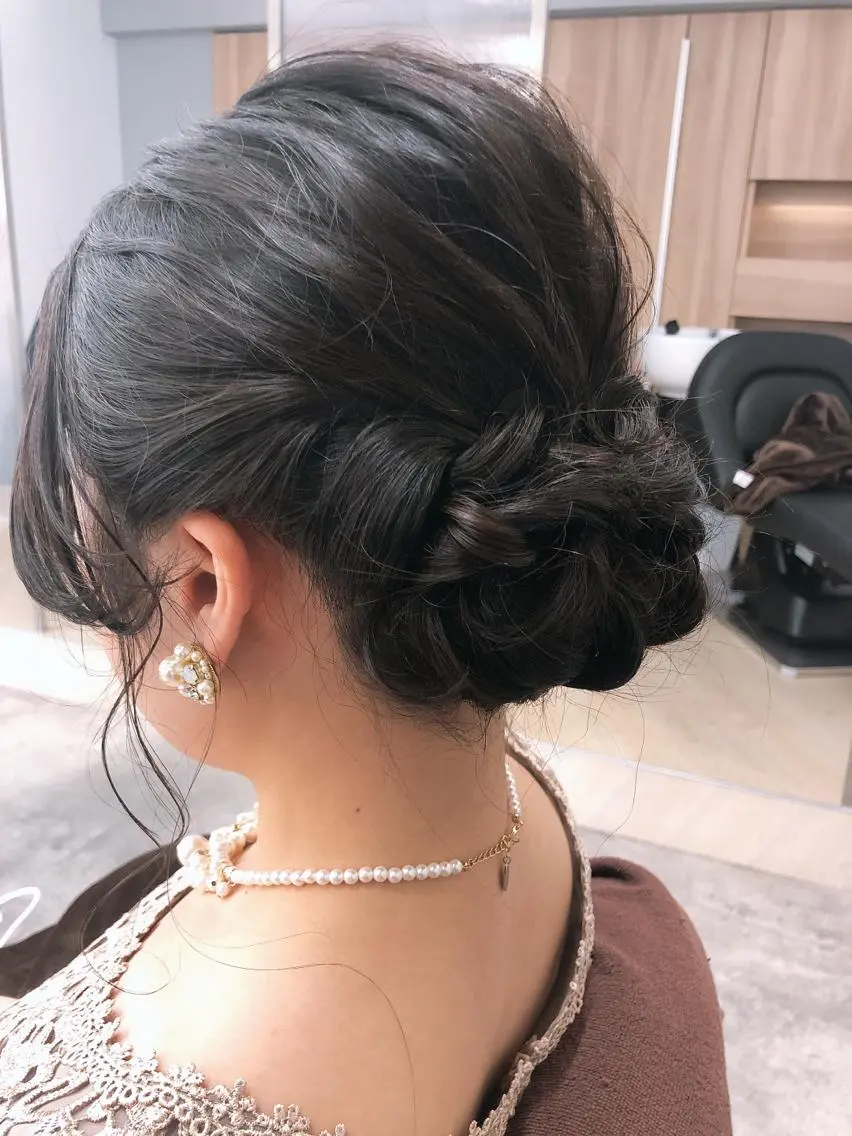 ヘアアレンジ 髪質改善\艶髪カラー 💐園田さやかのヘアスタイル