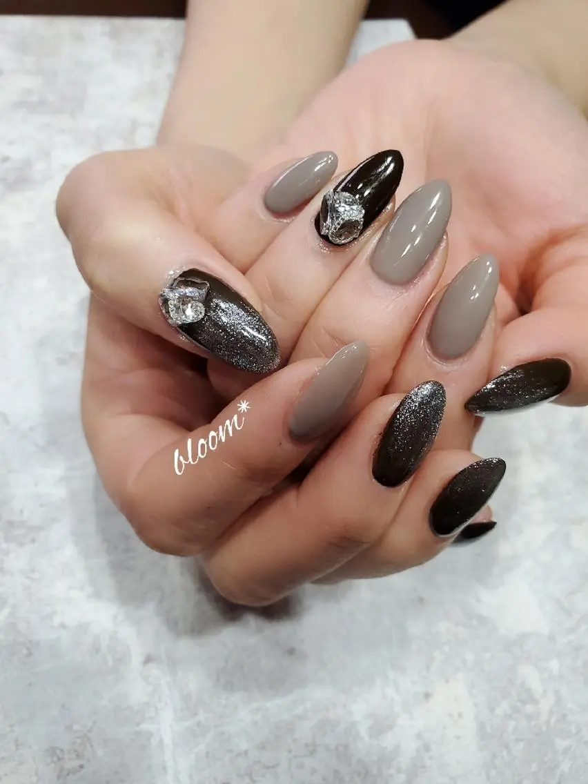 ネイル ワンカラーネイル bloom *のネイルデザイン