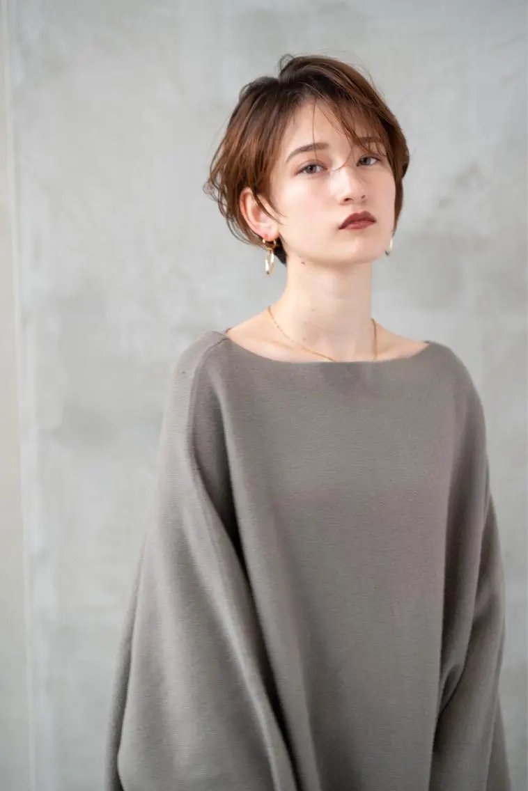 ショート カラー カット ヘアカラー トリートメント 🉐レイヤー/塩見 弘樹🉐渋谷のヘアスタイル