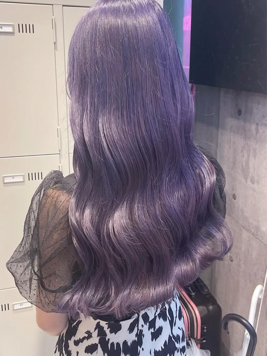 ロング カラー パーマ ヘアアレンジ メンズ キッズ ネイル マツエク・マツパ アイブロウ レイヤー/ダブル カラー/YURINAのヘアスタイル