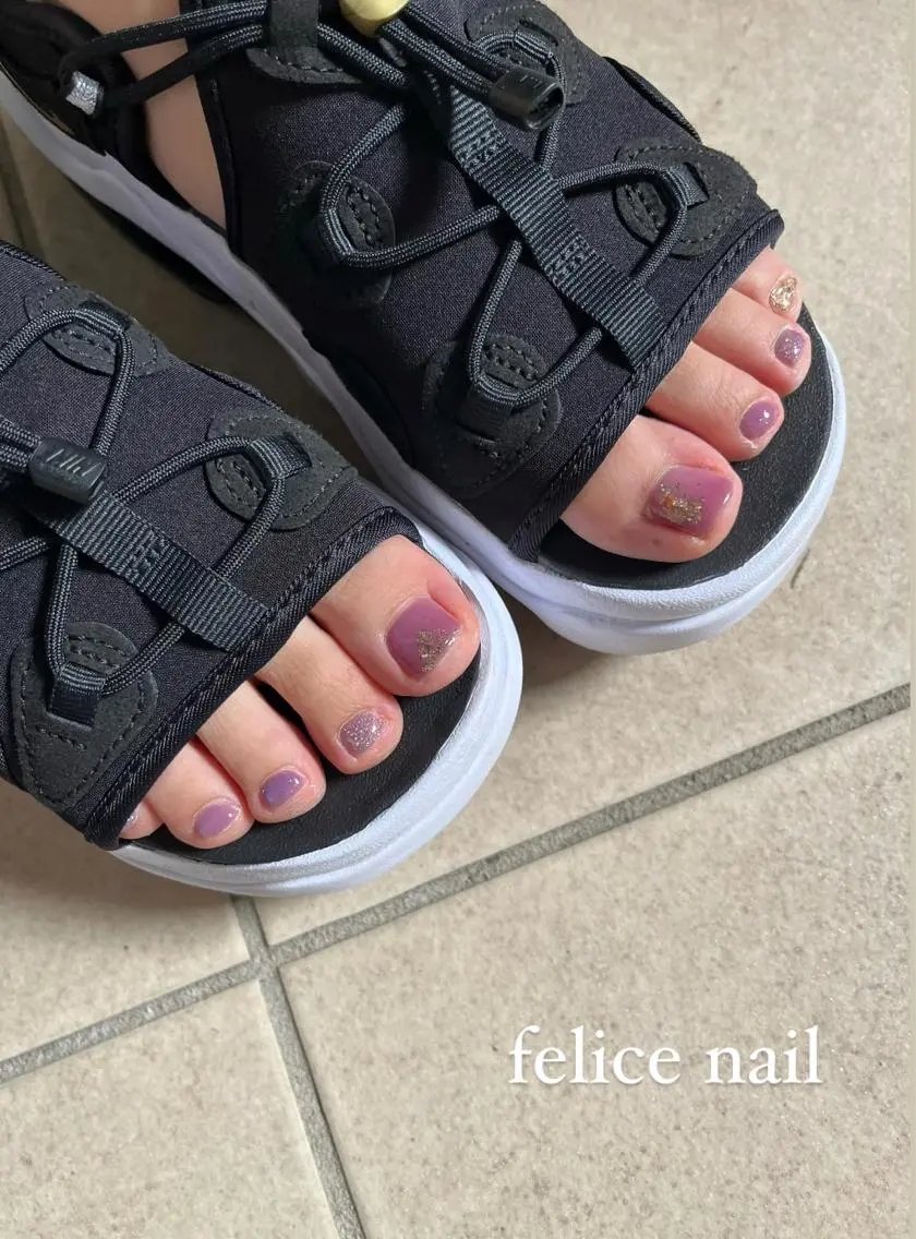 ネイル フットネイル felice nailのネイルデザイン