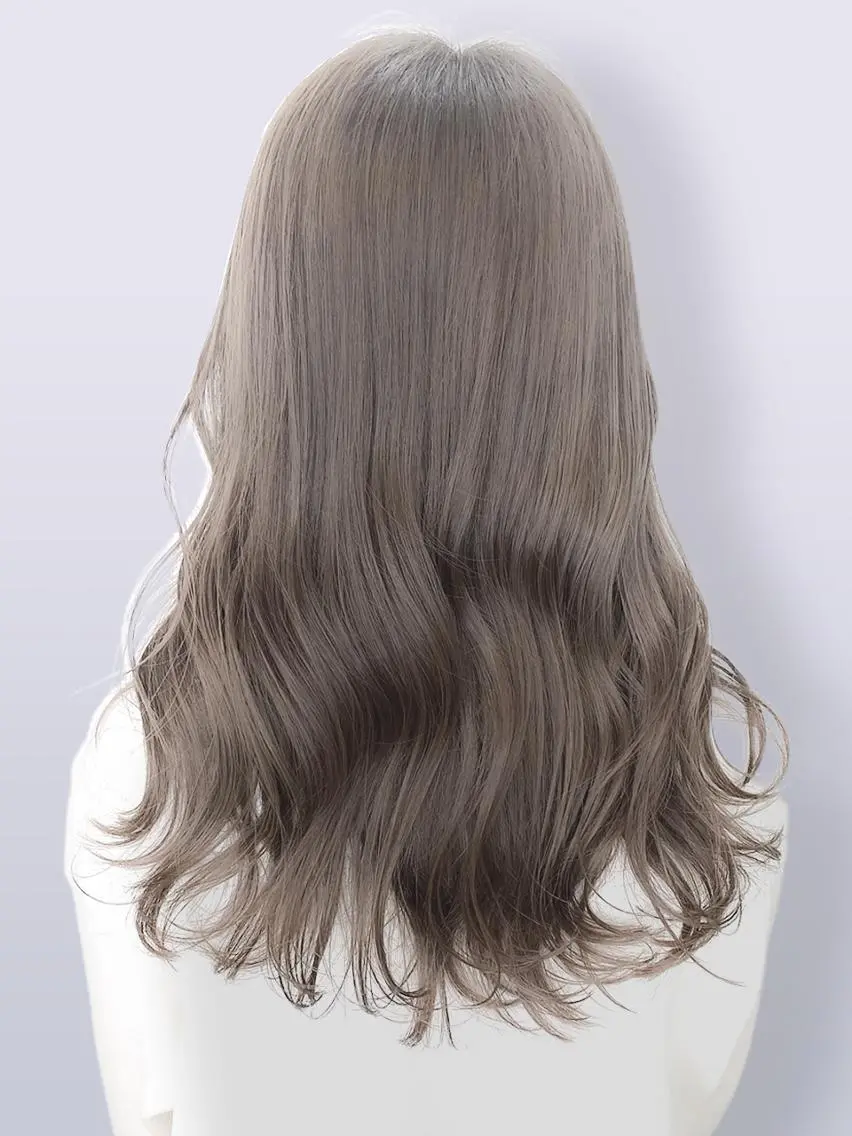 ミディアム カット ヘアカラー トリートメント 村岡彩優/松本 /ブリーチ/艶カラーのヘアスタイル