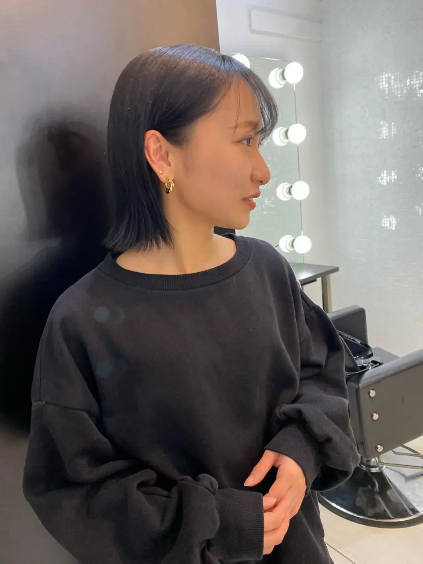 ショート カラー ヘアアレンジ ボブ SHACHU ayamiのヘアスタイル