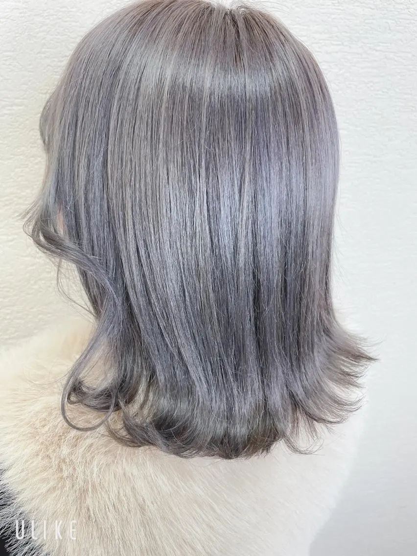 セミロング カラー バイオレットカラー カット ヘアカラー トリートメント ❣️モードケイズ塚口 和田一将のヘアスタイル