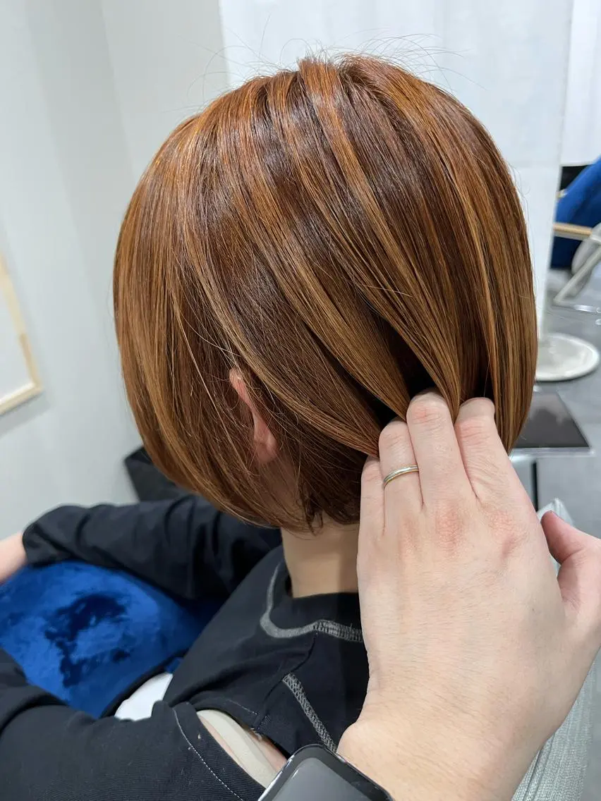 ショート カラー liL  hair サトウリョウタのヘアスタイル