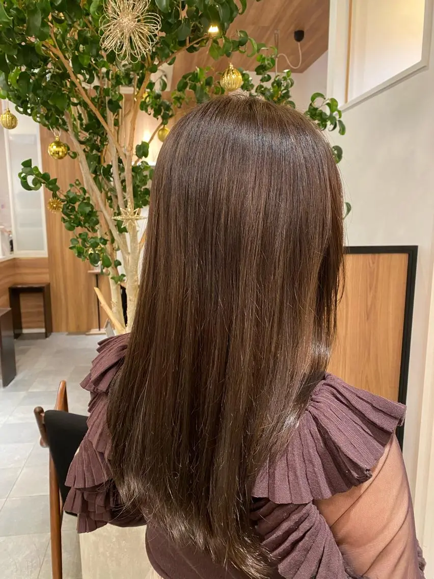 セミロング カラー ヘアカラー 門崎未依/レイヤー/ メンズカット🪿🌼のヘアスタイル