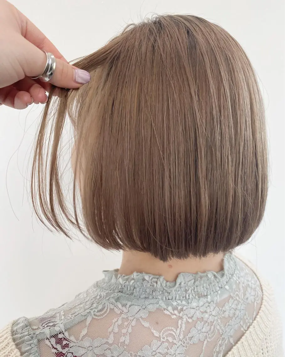 カラー ベージュカラー ミルクティーベージュ MAYU / Raf.のヘアスタイル