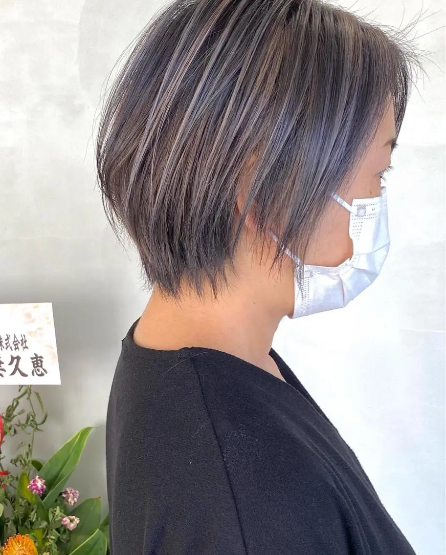 ショート カラー ショートヘア カット ヘアカラー トリートメント 谷合 貴志のヘアスタイル