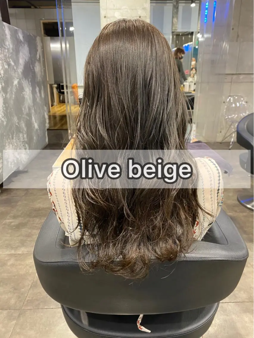 ミディアム カラー パーマ ヘアアレンジ メンズ キッズ ネイル マツエク・マツパ グレージュ オリーブグレージュ オリーブグレー 赤色 当日予約⭕️ JUNYAのヘアスタイル