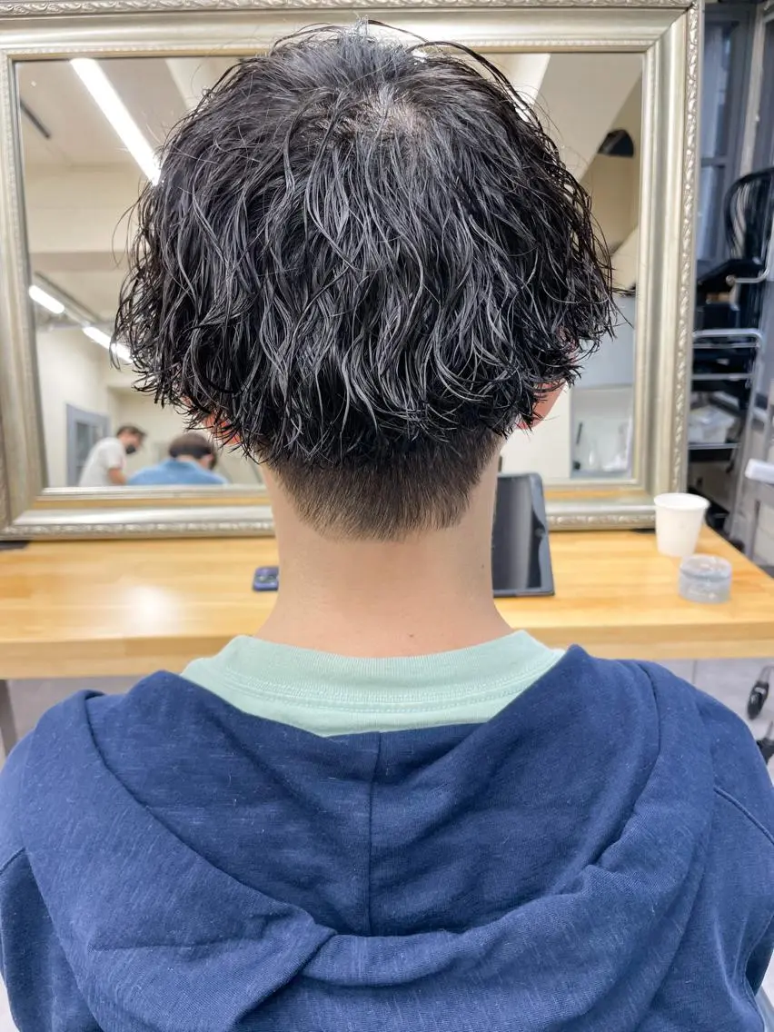 ショート パーマ メンズ カット パーマ メンズパーマ メンズ特化ryoのヘアスタイル