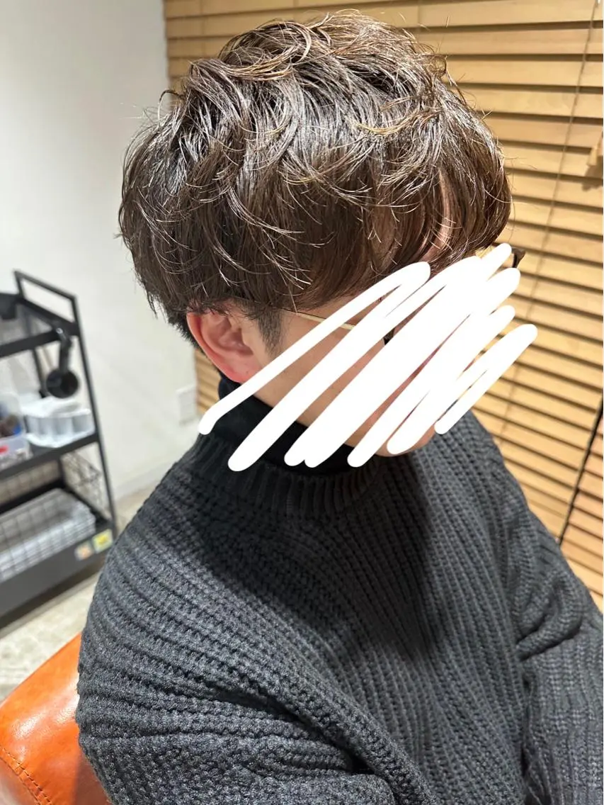 パーマ メンズ 落合　眺 (オチアイ　ノゾミ)のヘアスタイル
