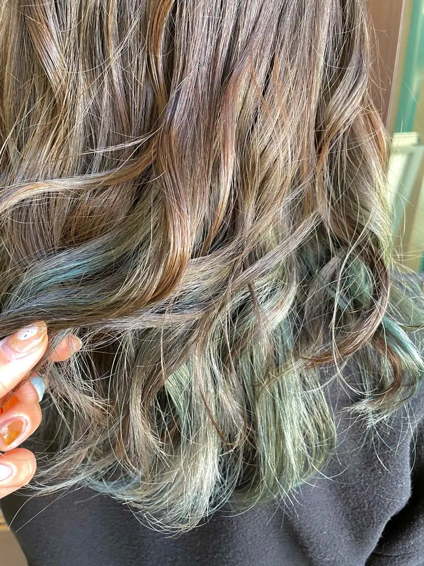 セミロング カット ヘアカラー ✨美髪サラ艶トレンド 橋柿 実紀✨のヘアスタイル