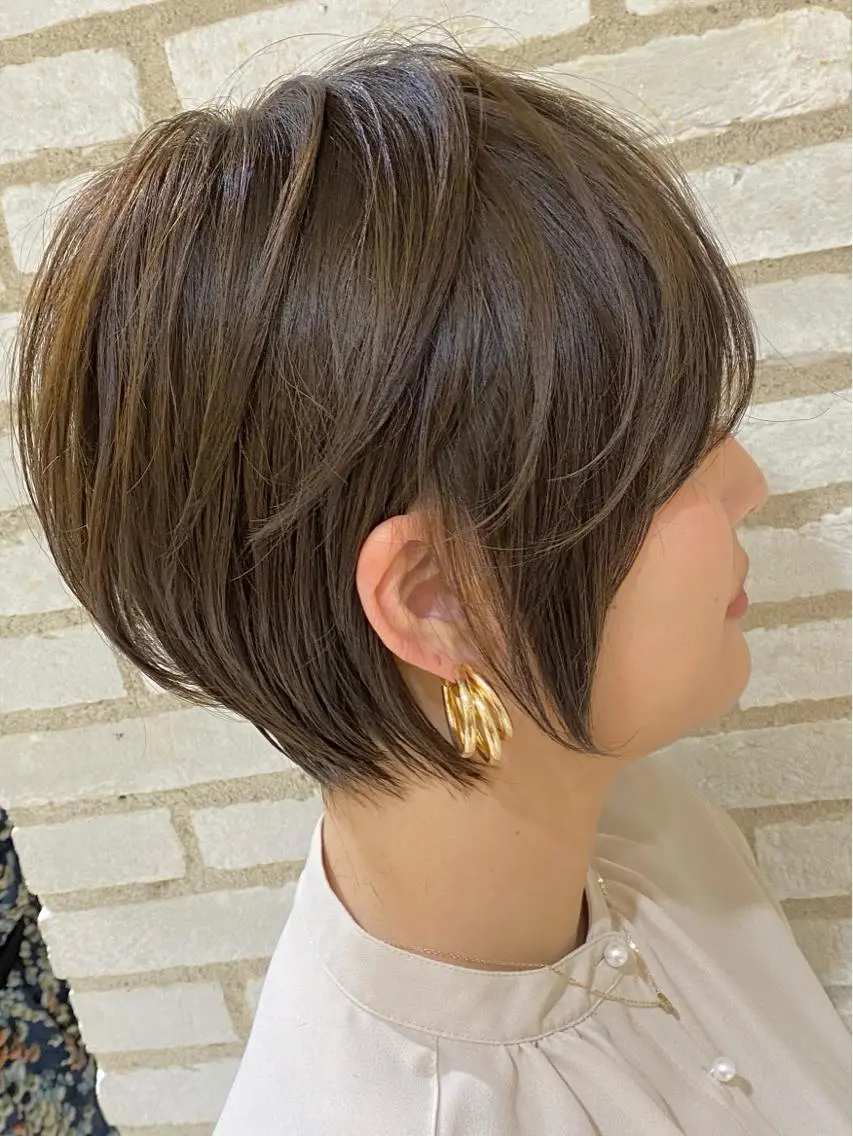 ショート くびれヘア ショートヘア 🏳️‍🌈柴山 巴耶斗🏳️‍🌈のヘアスタイル