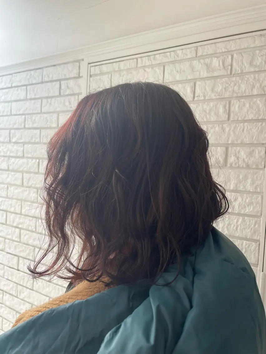 ミディアム カラー ヘアカラー 髪の家 tikiのヘアスタイル