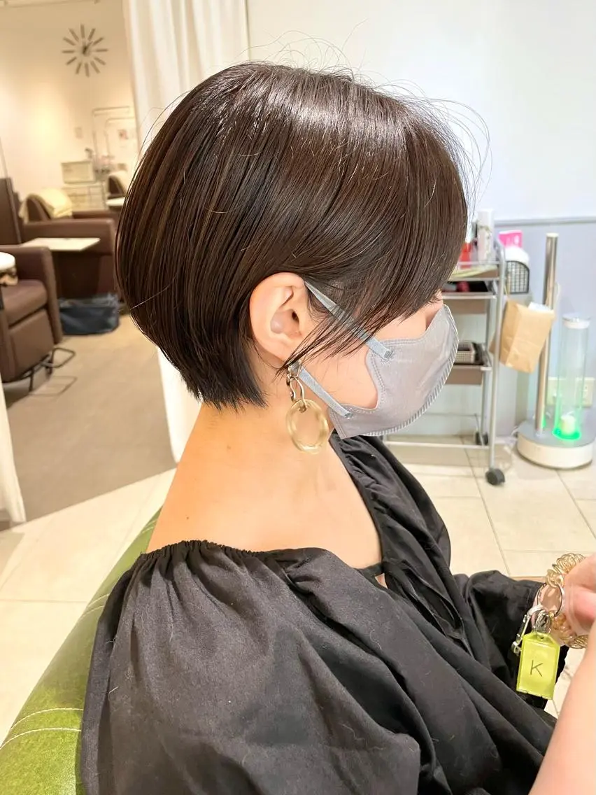 ショート カラー くがれいじ 梅田/ショート/ボブのヘアスタイル