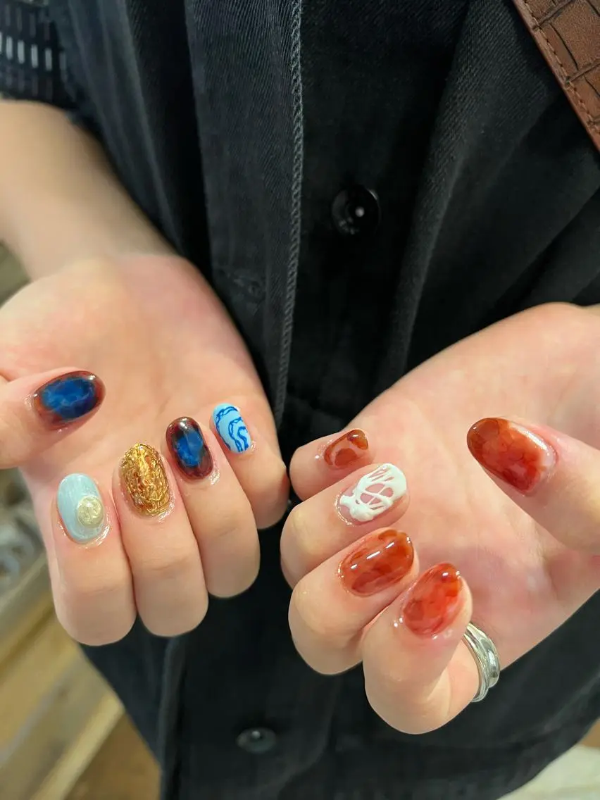 ネイル ハンドネイル フットネイル ハンドケア Miyagi Asamiのネイルデザイン