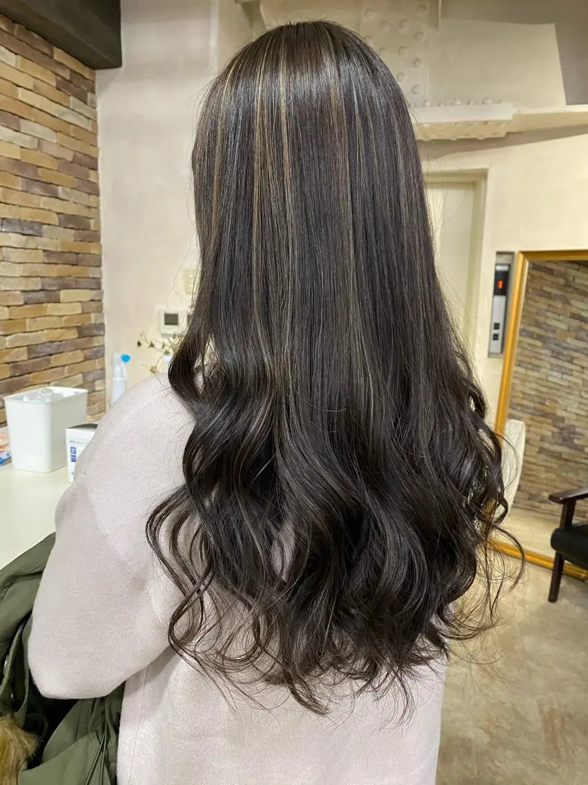 ロング カラー ハイライトカラー ハイライト ミニモお気に入り数 No.1宍戸雄弥のヘアスタイル