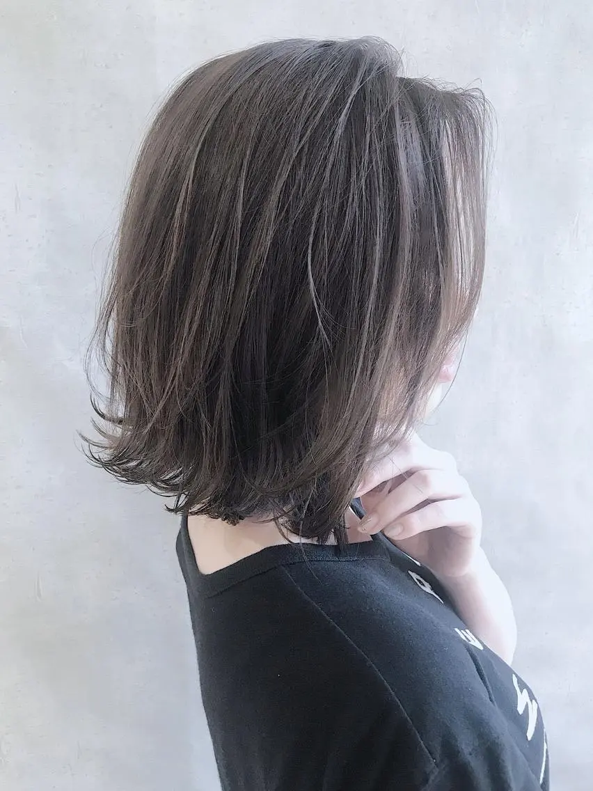 ショート カラー アディクシーカラー ブリーチ ケアブリーチ ダブルカラー ハイライトカラー MOU namba ムウナンバのヘアスタイル