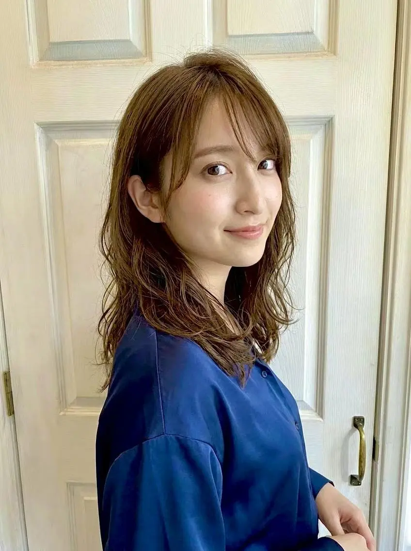 セミロング ボブ くびれヘア 顔周りカット 髪質改善 韓国風ヘア Aroma hair 🌙tanakaのヘアスタイル
