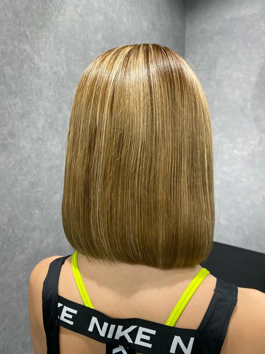 ミディアム トリートメント カット トリートメント 岩崎 恵実のヘアスタイル