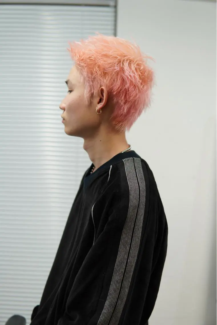 ショート カラー メンズ カット ヘアカラー メンズ専門ブリー チカラー⚡️リュウジのヘアスタイル