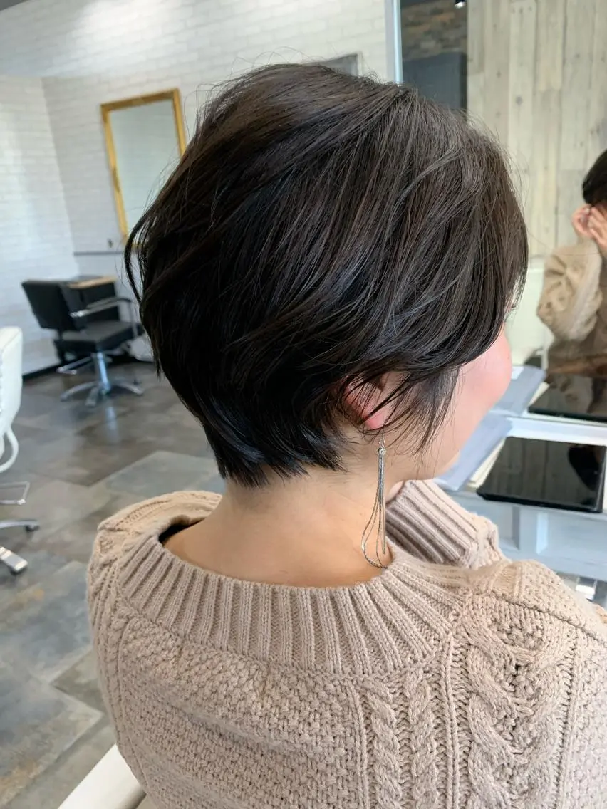 ショート ハンサムショート ショートヘア solon船橋2nd Amiのヘアスタイル