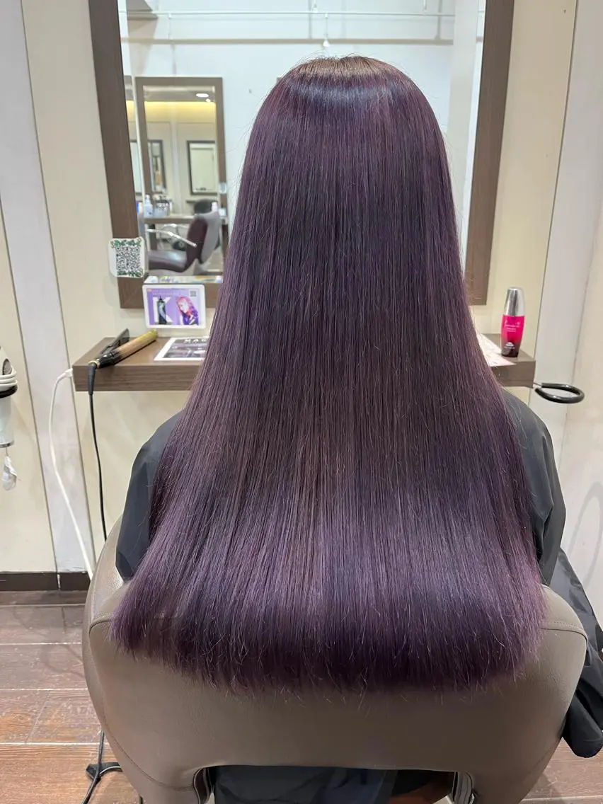 カラー ベージュカラー ブリーチ ケアブリーチ ダブルカラー イヤリングカラー カットパーマ 🌀あさみのヘアスタイル