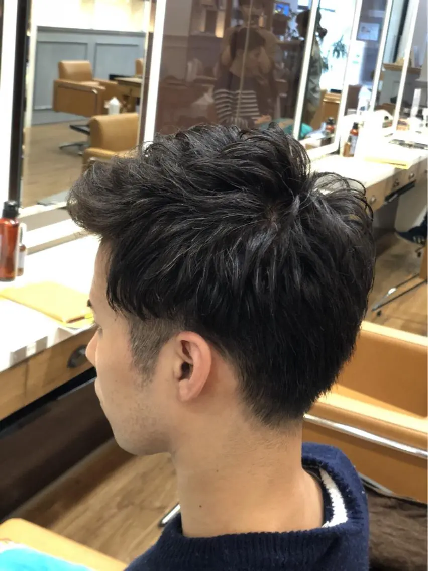 ショート メンズ メンズパーマ 新井 友菜のヘアスタイル