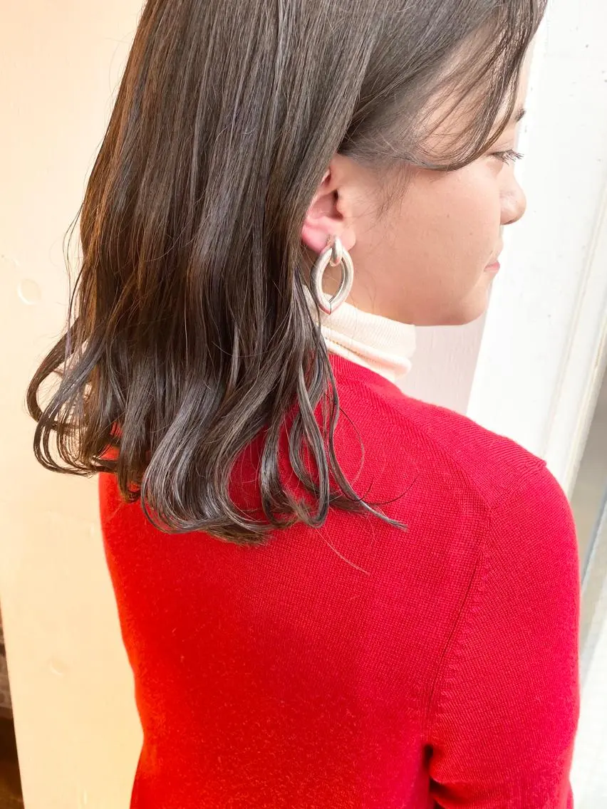 セミロング カラー ヘアカラー chic.🍋 Kirariのヘアスタイル