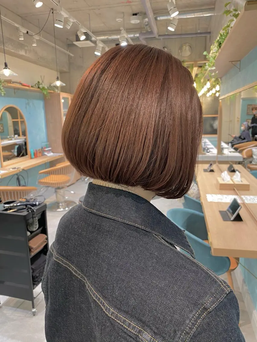 ショート ボブ 縮毛矯正 石畑結華 Lond店長のヘアスタイル