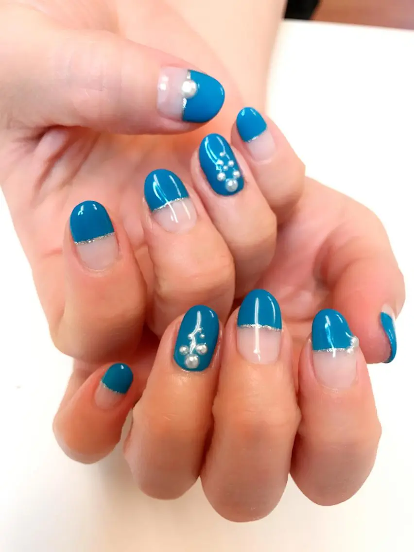 ショート ネイル ジェルネイル ソフトジェル Sunny side nailのネイルデザイン