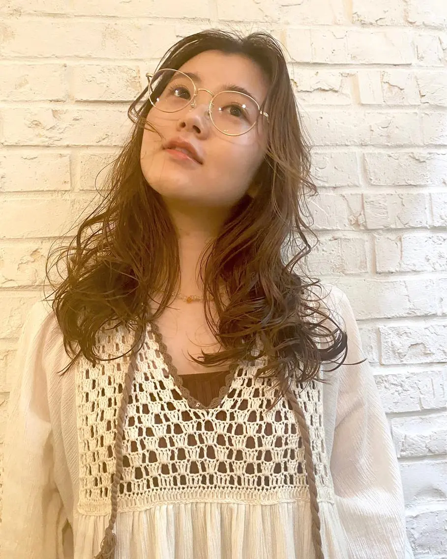 ロング カラー パーマ sakamoto sayaのヘアスタイル