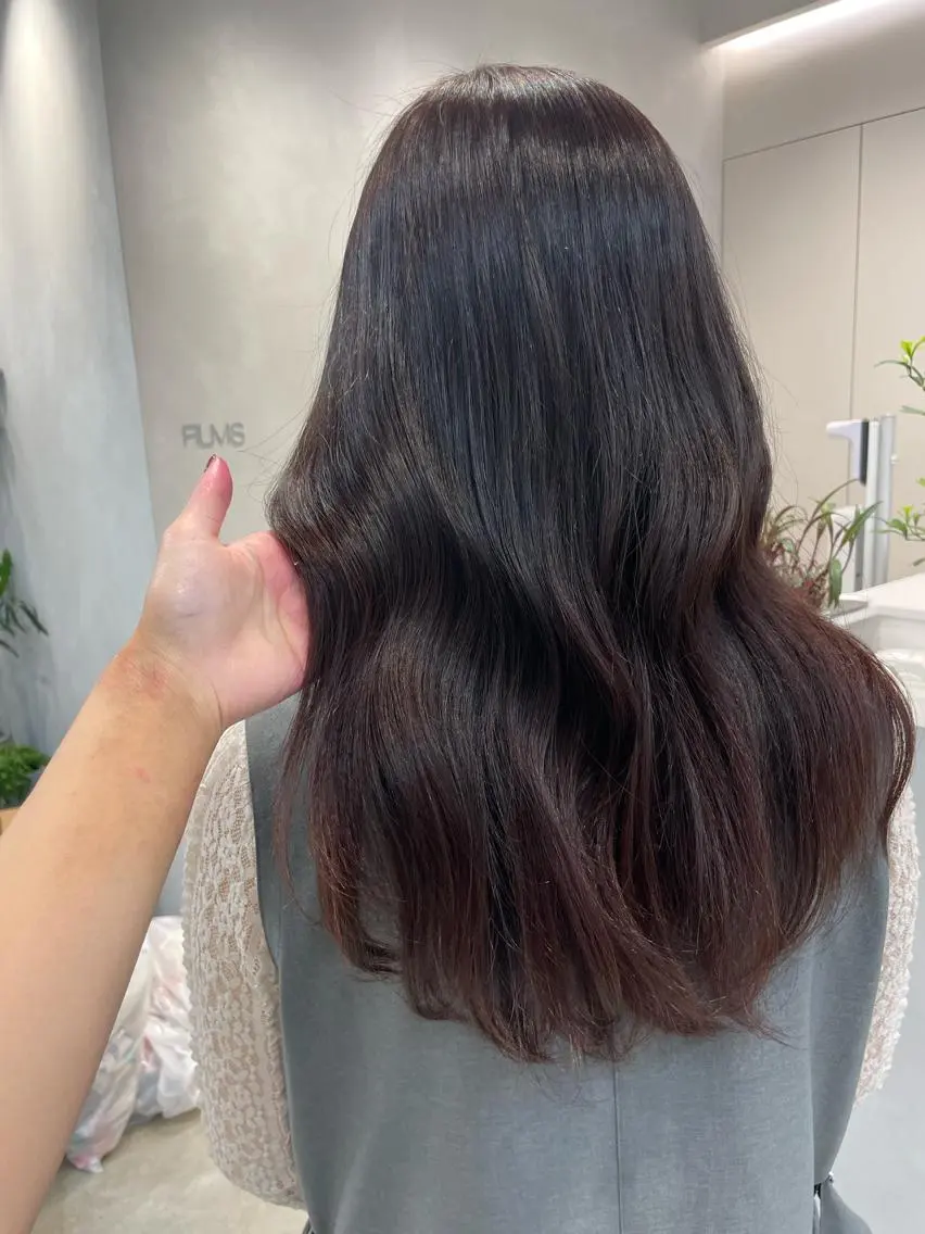カラー 表参道レイヤーカット 髪質改善山岸季生のヘアスタイル
