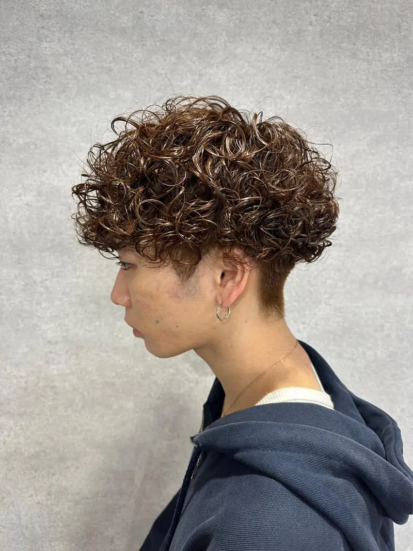 パーマ メンズ 新世代パーマ⚡️ の達人トモ⚡️のヘアスタイル
