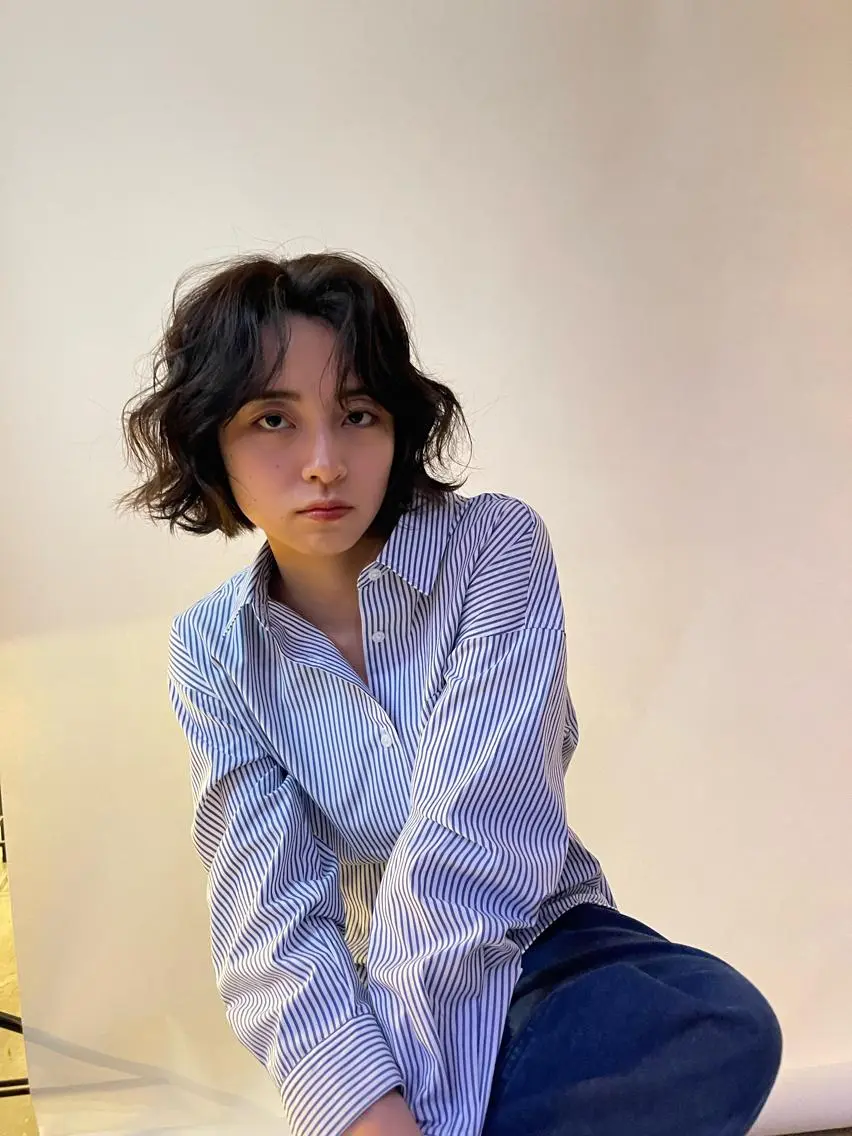 ミディアム パーマ パーマ 地毛風カラー /横山大樹のヘアスタイル