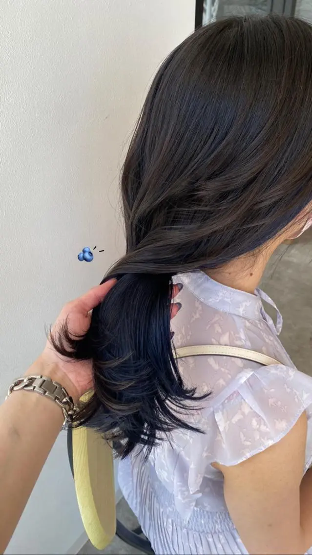 セミロング カラー インナーカラー カット ヘアカラー オスズ 🎀´-のヘアスタイル