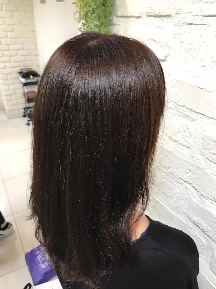 ロング カラー ブリーチ 【暖色カラー特化】 中山由梨のヘアスタイル