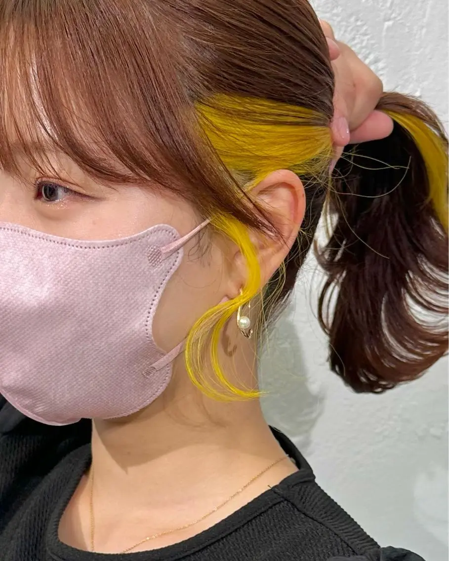 カラー カット ヘアカラー トリートメント インナーカラー/レイ ヤーカット♡/マキシのヘアスタイル