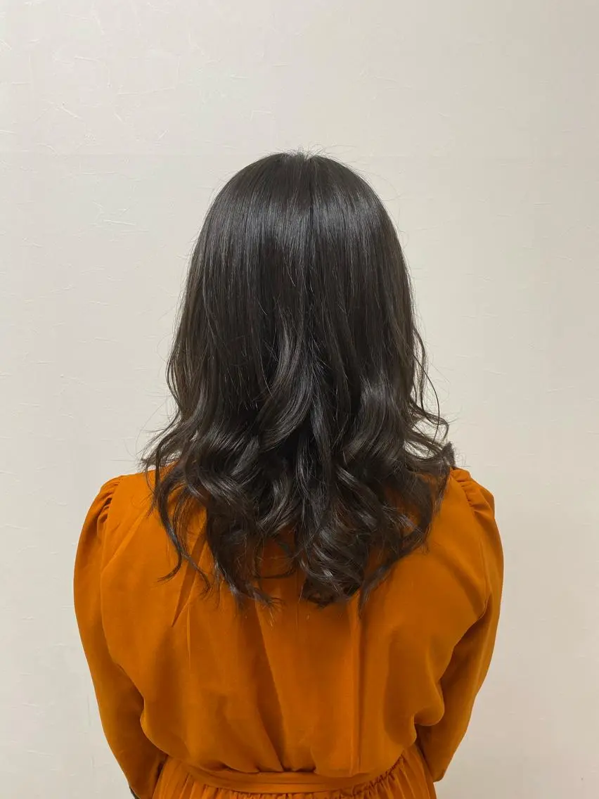 セミロング セミロングパーマ レイヤーカット KAITOH ATSUSHIのヘアスタイル