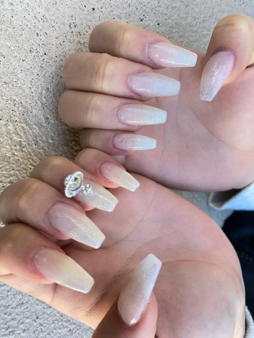 ロング ネイル ハンドネイル フットネイル ✴︎ Delightのネイルデザイン