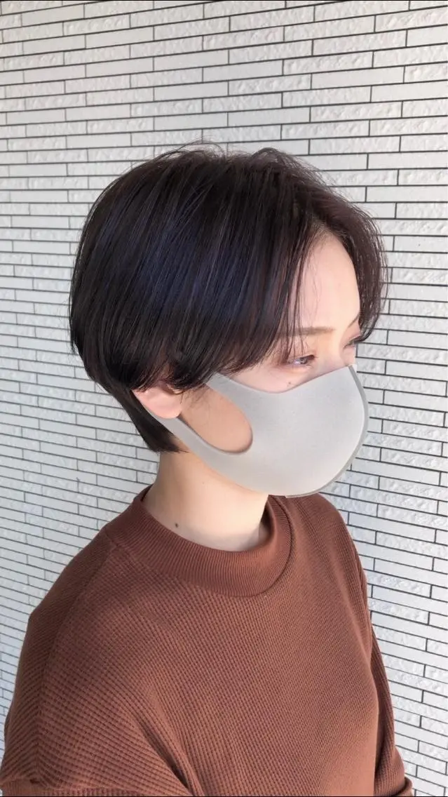 ショート カラー ショートボブ ベージュカラー ブラウンカラー ブラウンベージュ ボブ クドウレイ fifth神南のヘアスタイル