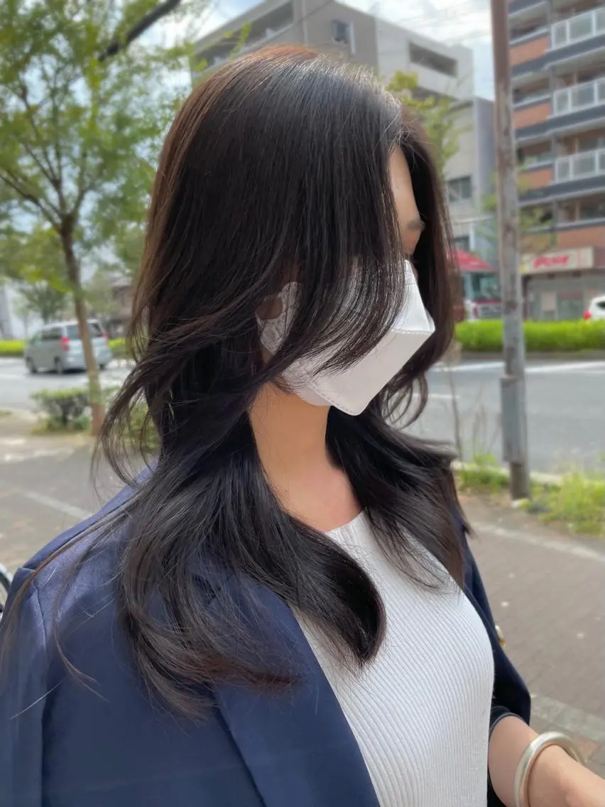 ロング カラー ヨシンモリ 韓国風ヘア レイヤーカット 韓国/レイヤーカット NOISM天王寺のその他イメージ