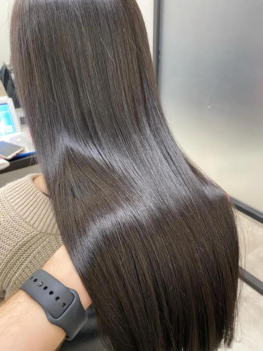 ロング カラー 【艶髪×韓国風】 毛流れ職人 RYOのヘアスタイル
