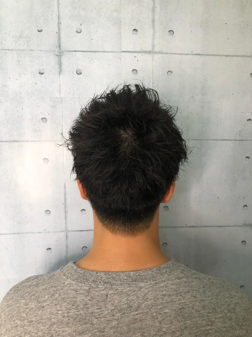 ショート パーマ メンズ メンズパーマ ショートヘア 北脇 健治のヘアスタイル