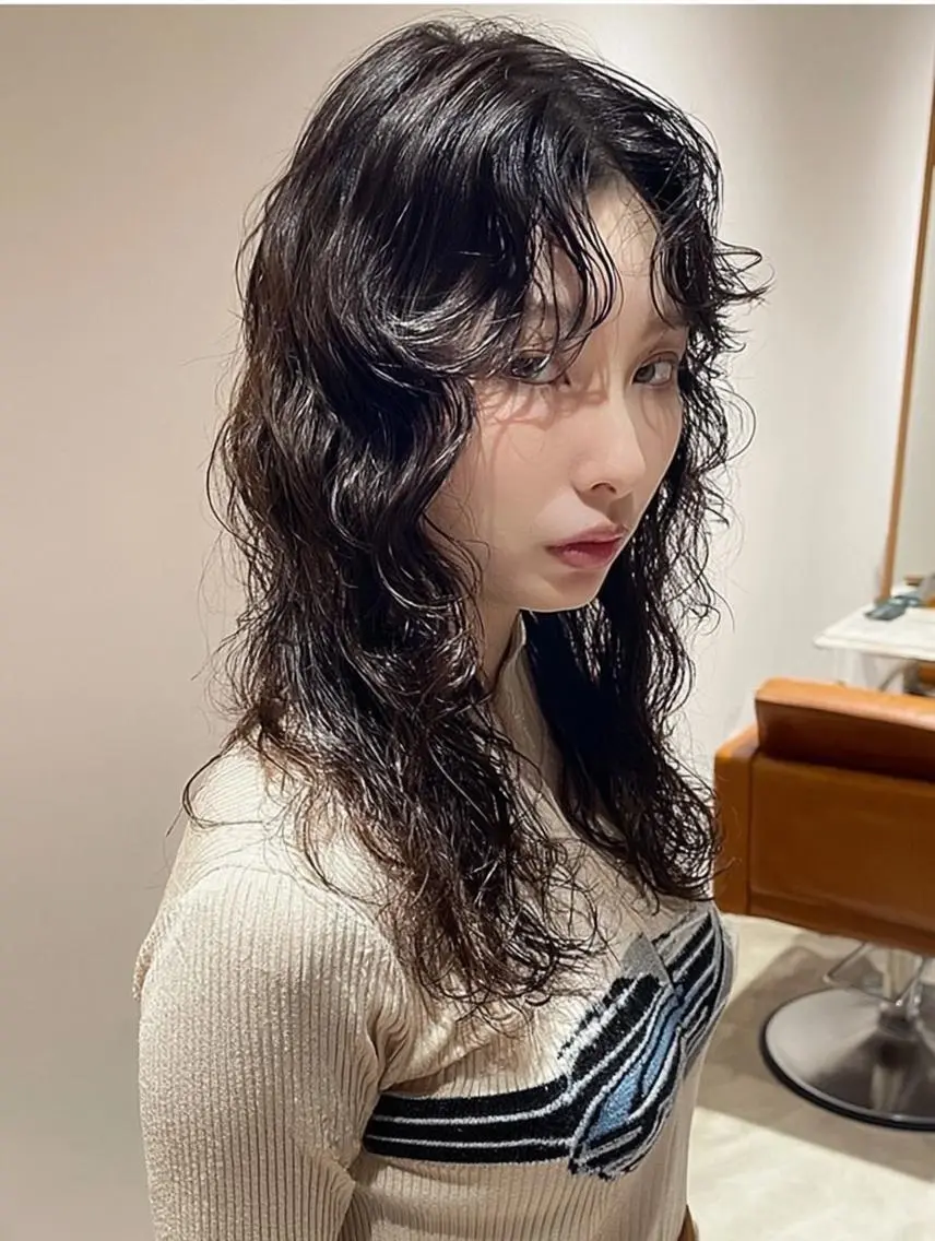 カラー パーマ パーマ特化✨/肥後 有紗のヘアスタイル