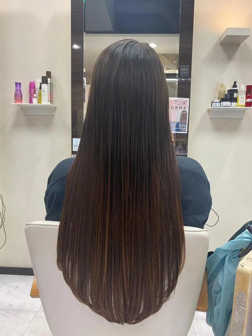 ロング レイヤーカット シャギー 目黒 碧人のヘアスタイル