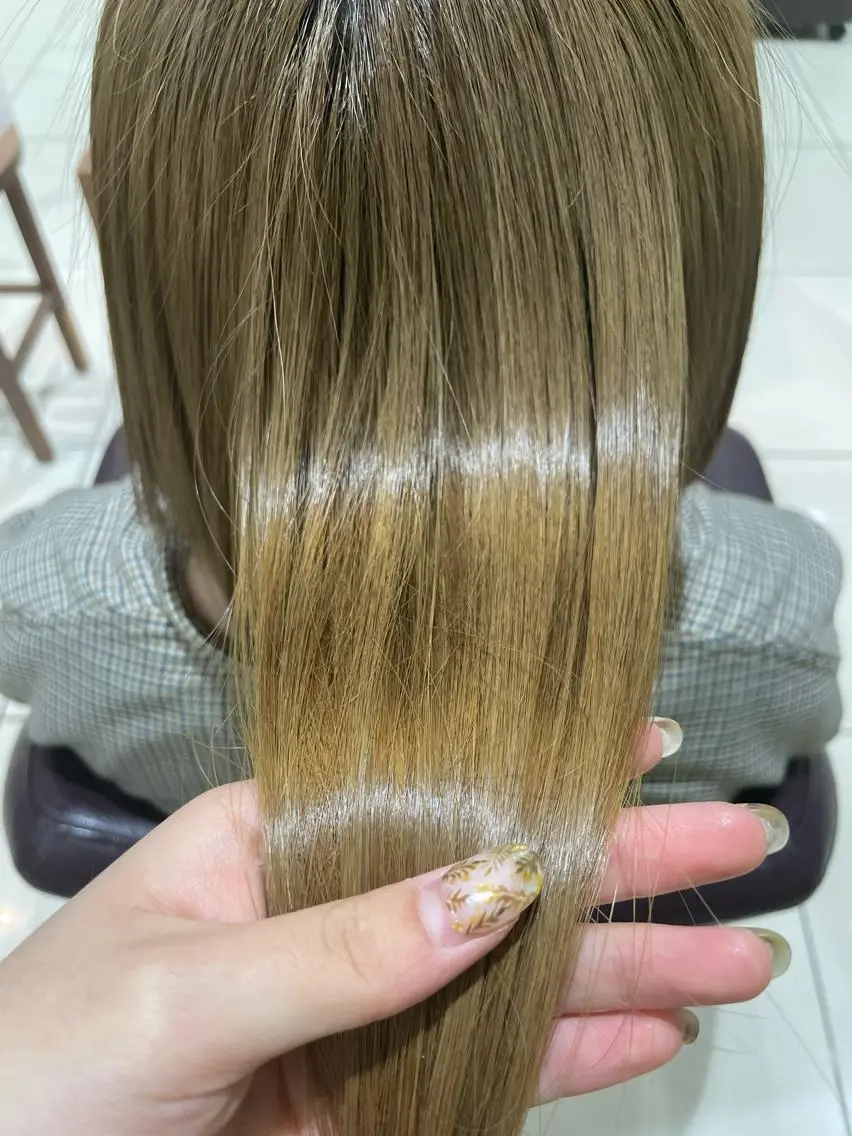 カット ヘアカラー トリートメント 艶髪/巻ける縮毛矯正 /髪質改善naoのヘアスタイル