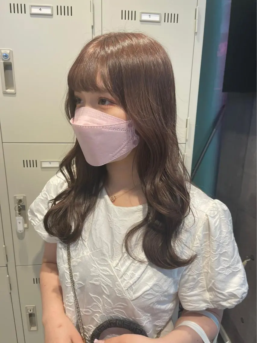 セミロング カラー ヘアカラー トリートメント ヘアセット ハイトーン特化💍 NØRN💍韓国のヘアスタイル