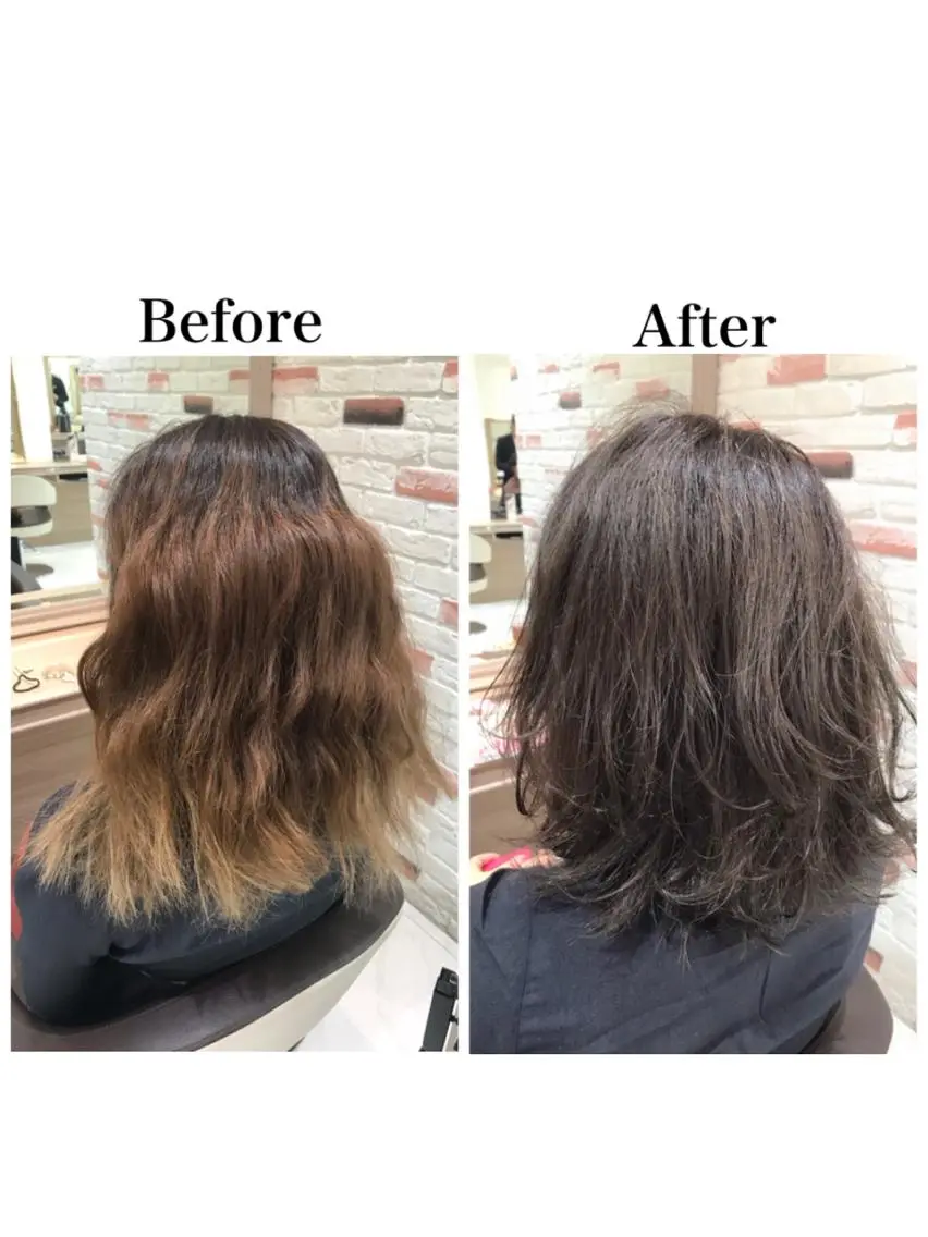 ミディアム レイヤーカット 新宿 木下拓哉のヘアスタイル